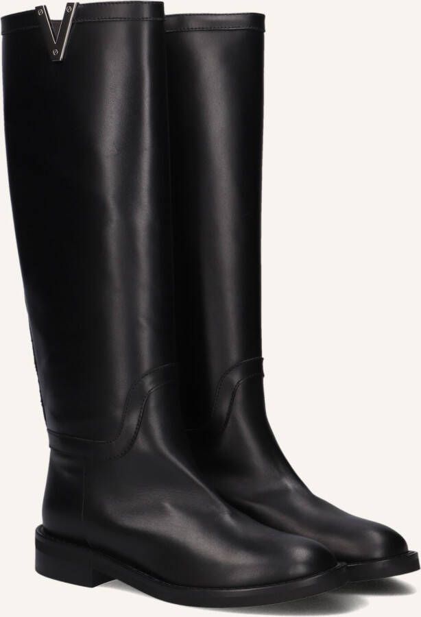 VIA ROMA 15 Hoge Laarzen Dames Luxury 4416 Maat: 41 Materiaal: Leer Kleur: Zwart