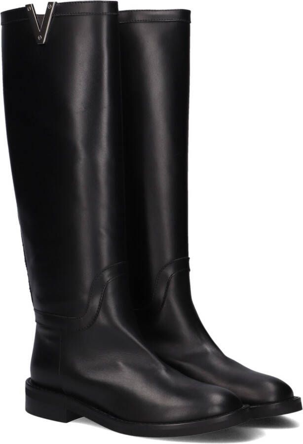 VIA ROMA 15 Hoge Laarzen Dames Luxury 4416 Maat: 37 Materiaal: Leer Kleur: Zwart