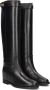VIA ROMA 15 Hoge Laarzen Dames Santa Monica 3807 Maat: 37 5 Materiaal: Leer Kleur: Zwart - Thumbnail 1