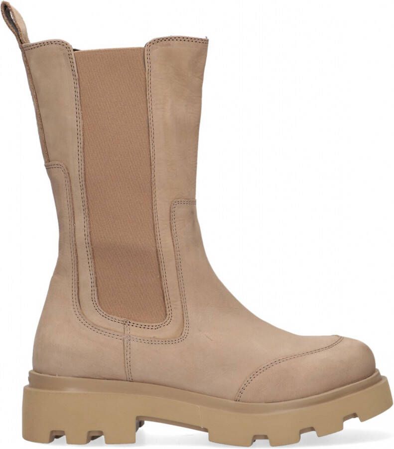 VIA VAI Chelsea boots Dames Livia Britt Maat: 41 Materiaal: Nubuck Kleur: Beige