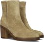 VIA VAI Enkellaarsjes Dames Taara Enkel Maat: 40 Materiaal: Suède Kleur: Beige - Thumbnail 1