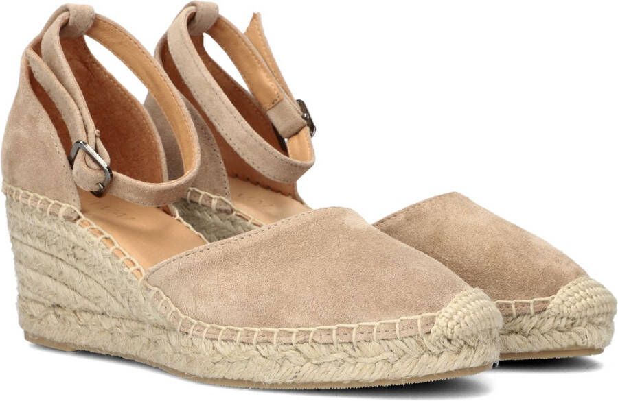 VIA VAI Espadrilles Dames Flora Braid Maat: 37 Materiaal: Suède Kleur: Beige - Foto 2