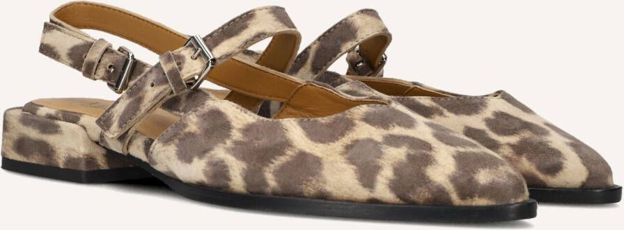 VIA VAI Slingbacks Dames Jazz Valerie Maat: 42 Materiaal: Suède Kleur: Beige