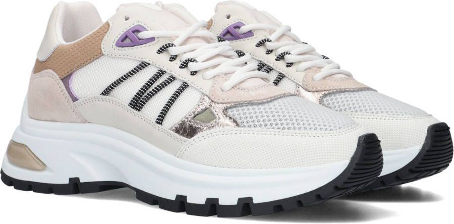 VIA VAI Liz Dae | Dragon combi Wit Leer Lage sneakers Dames