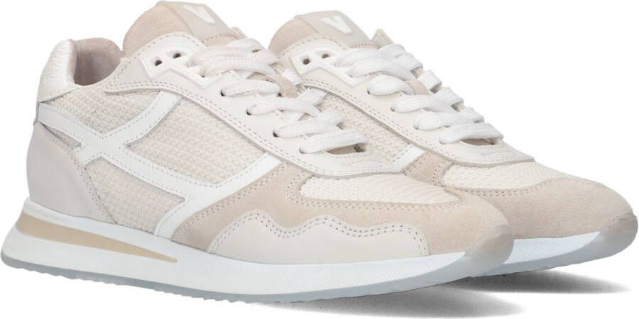 VIA VAI Lage Sneakers Dames Nora Maat: 37 Materiaal: Leer Kleur: Beige