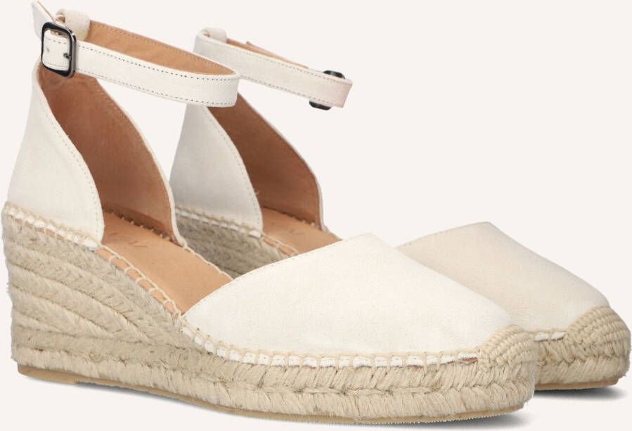 VIA VAI Dames Flora Braid Maat: 42 Materiaal: Suède Kleur: Beige