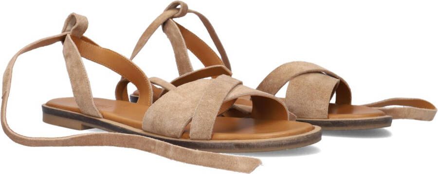 VIA VAI Sandalen Dames Harita Zen Maat: 38 Materiaal: Suède Kleur: Beige