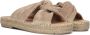 VIA VAI Slippers Dames Mondi Luz Maat: 41 Materiaal: Suède Kleur: Beige - Thumbnail 1