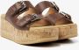 VIA VAI Slippers Dames Sissel Mira Maat: 37 Materiaal: Leer Kleur: Zand - Thumbnail 1