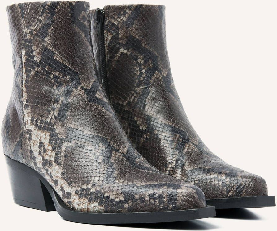 VIA VAI Enkellaarsjes Dames Do Cassidy Maat: 41 Materiaal: Leer Kleur: Bruin