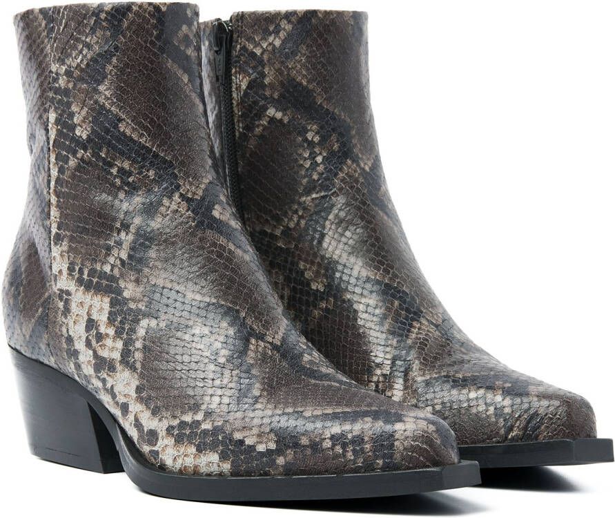 VIA VAI Enkellaarsjes Dames Do Cassidy Maat: 38 Materiaal: Leer Kleur: Bruin