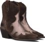 VIA VAI Eveline Riley Enkellaarsjes Enkelboots met rits Dames Bruin - Thumbnail 1