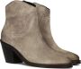 VIA VAI Enkellaarsjes Dames Mara Denver Maat: 41 Materiaal: Suède Kleur: Taupe - Thumbnail 1