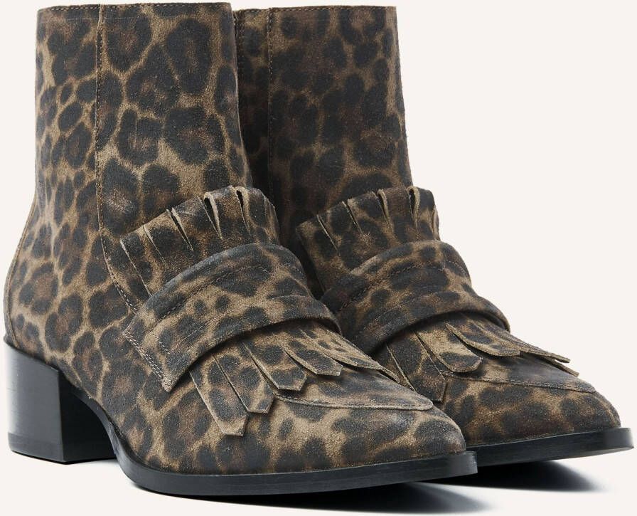 VIA VAI Enkellaarsjes Dames Rose Hannah Maat: 38 Materiaal: Leer Kleur: Bruin