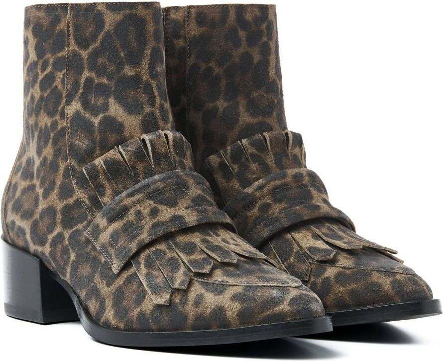 VIA VAI Enkellaarsjes Dames Rose Hannah Maat: 38 Materiaal: Suède Kleur: Bruin