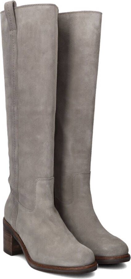 VIA VAI Hoge Laarzen Dames Flo Helen Maat: 39 Materiaal: Suède Kleur: Taupe