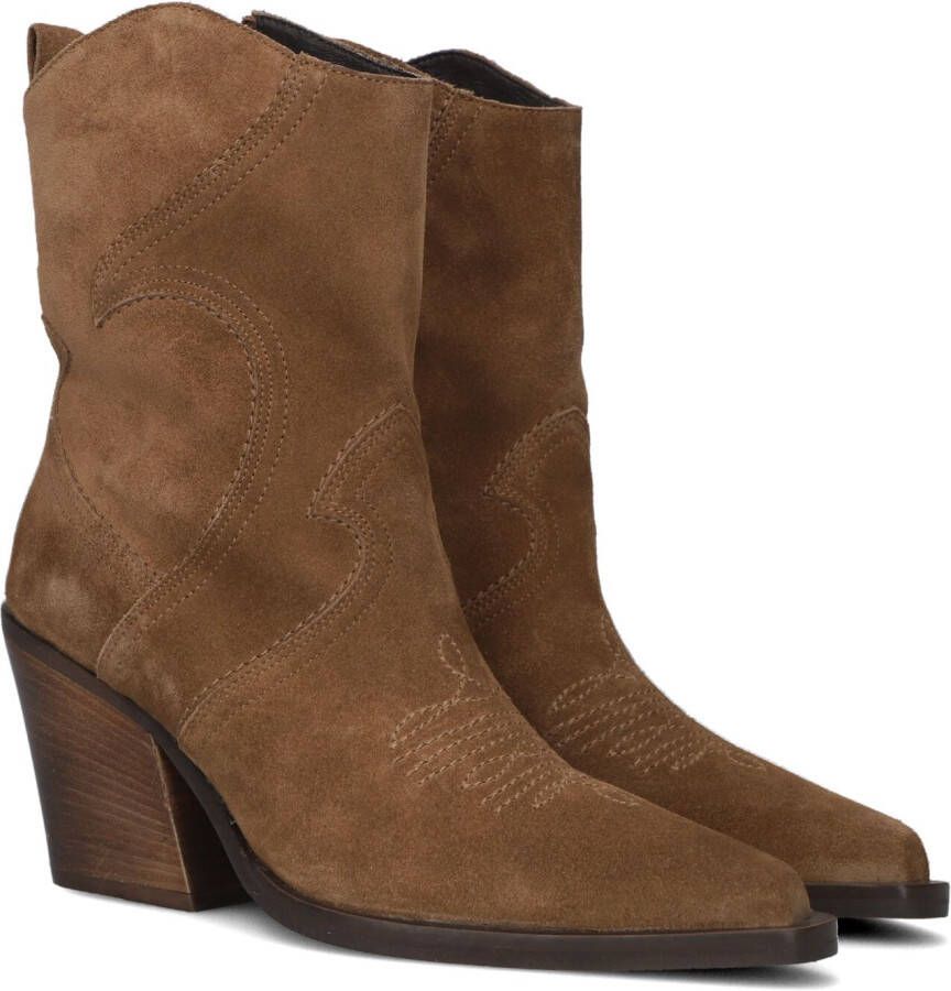VIA VAI Cowboylaarzen Dames Gioia Fade Maat: 41 Materiaal: Leer Kleur: Bruin