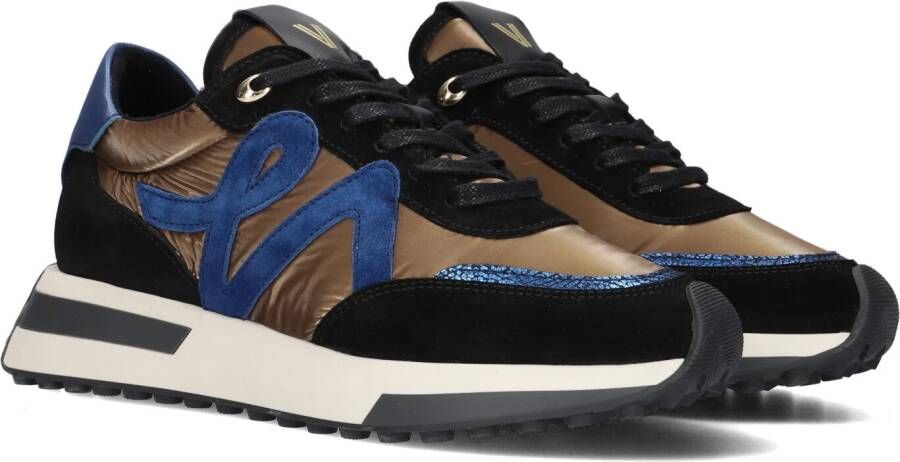 VIA VAI Bruine Lage Sneakers Posy Flare Schoenen
