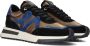 VIA VAI Posy Flare Sneakers Zwart Blauw - Thumbnail 1