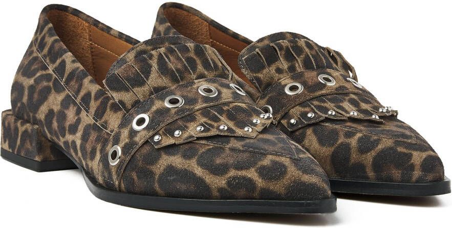 VIA VAI Loafers Dames Jazz Emily Maat: 37 5 Materiaal: Suède Kleur: Bruin