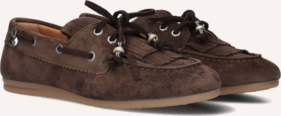 VIA VAI Loafers Dames June Loua Maat: 42 Materiaal: Suède Kleur: Bruin
