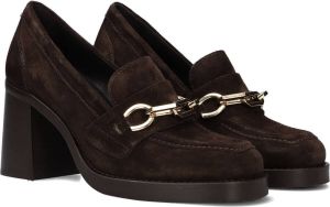 VIA VAI Pumps Stiletto Dames Damesschoenen Suède hoogte 8 cm 59070 Avery Bruin