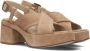 VIA VAI Sandalen Dames Elia Paisley Maat: 36 Materiaal: Suède Kleur: Bruin - Thumbnail 1