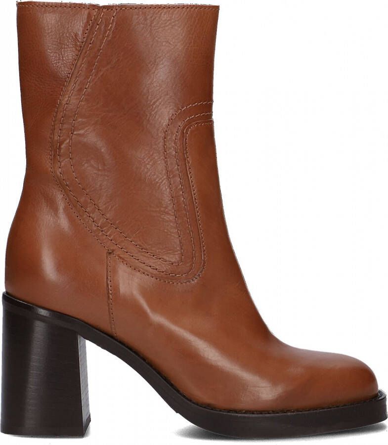 VIA VAI Avery Kate Enkellaarsjes dames Donker cognac