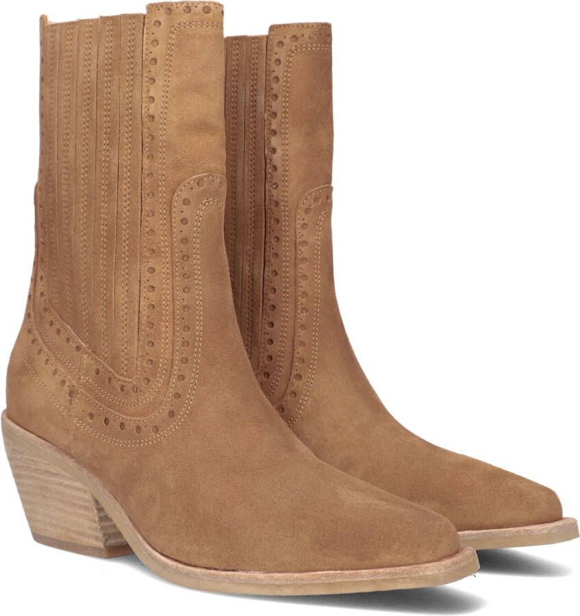 VIA VAI Eveline Cass Chelsea boots dames Enkellaarsjes dames Cognac