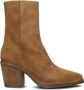 VIA VAI Kailee Faye Bruin Suede Enkellaars met hak Dames - Thumbnail 1