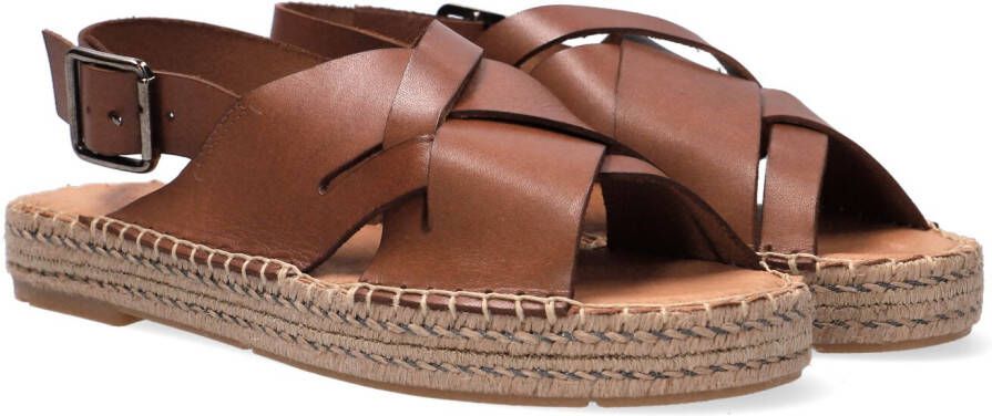 VIA VAI Mondi Libre Sandalen Dames Cognac - Schoenen.nl