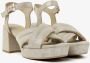 VIA VAI Sandalen Dames Cassia Gabriell Maat: 40 Materiaal: Leer Kleur: Goud - Thumbnail 1