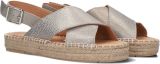 VIA VAI Sandalen met Hak Dames Mondi Isabella Leer Goud - Grijs