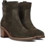 Via Vai Groene Suède Enkellaarsjes Flo Hayes Green Dames - Thumbnail 1