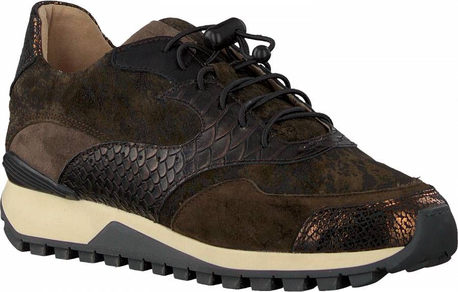 Via vai 5304011-00 Lynn Pollock combi Oliva Sneakers lage-sneakers
