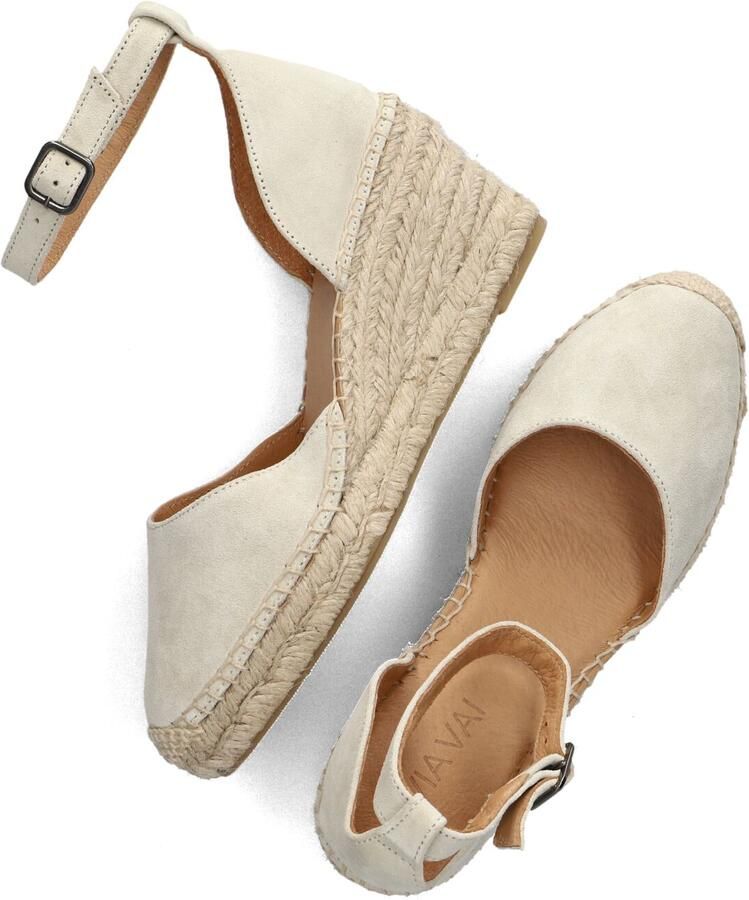VIA VAI Espadrilles Dames Flora Braid Maat: 38 Materiaal: Leer Kleur: Beige - Foto 2
