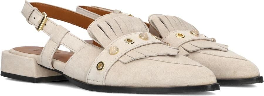 VIA VAI Jazz Tammi Slingbacks dames Suède Beige