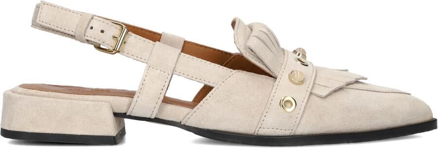 VIA VAI Jazz Tammi Slingbacks dames Suède Beige - Foto 4