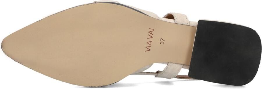 VIA VAI Jazz Tammi Slingbacks dames Suède Beige - Foto 3