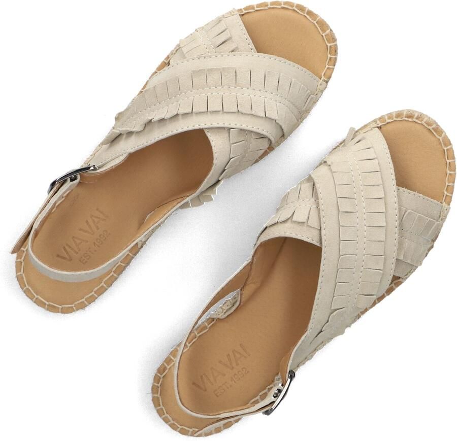 VIA VAI Sandalen met Hak Dames Mondi Noel Maat: 36 Materiaal: Suède Kleur: Beige - Foto 2