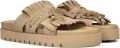 VIA VAI Slippers Dames Rae Laila Suède Beige - Beige