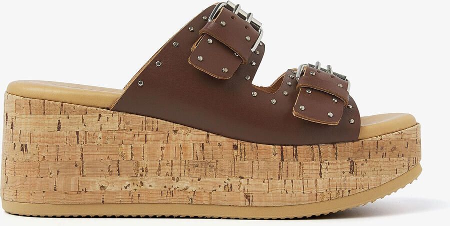 VIA VAI Slippers Dames Sissel Mira Maat: 36 Materiaal: Leer Kleur: Zand - Foto 4