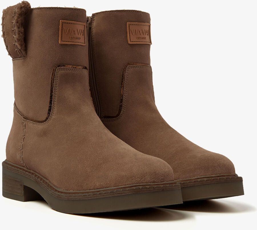 VIA VAI Enkelboots Dames Bellamy Yasmin Maat: 39 Materiaal: Suède Kleur: Bruin - Foto 4