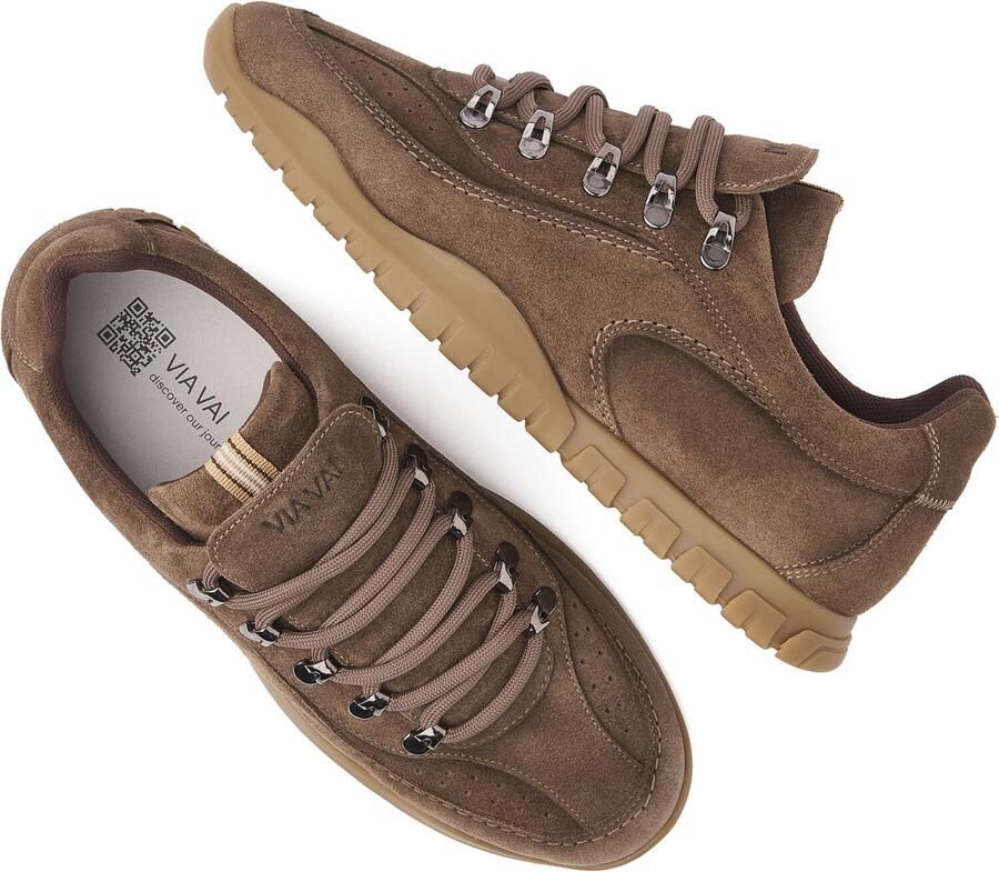 VIA VAI Lage Sneakers Frenkie Mavis Cognac - Foto 3
