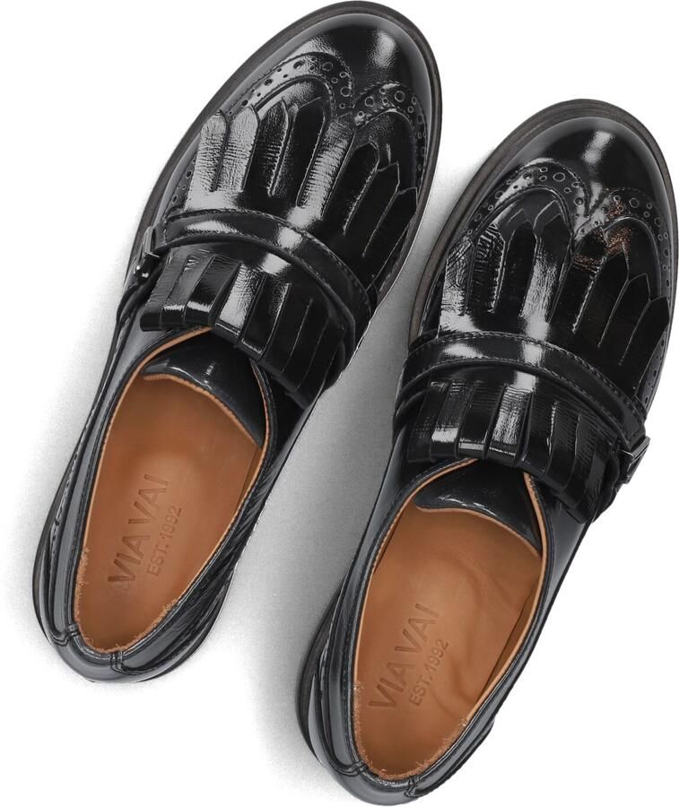 VIA VAI Fae Luca Loafers Dames Instappers Zwart - Foto 2