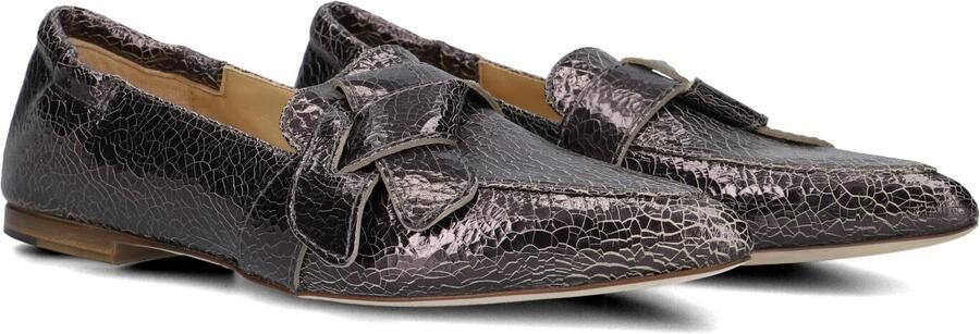 VIA VAI Lola Rayne Loafers dames Instappers Donkergrijs Metallic