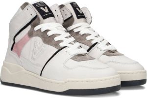 VIA VAI Sneakers Dames Hoge sneakers Damesschoenen Leer 59124 Sam Wit combi