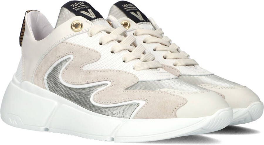 VIA VAI Witte Lage Sneakers Celina