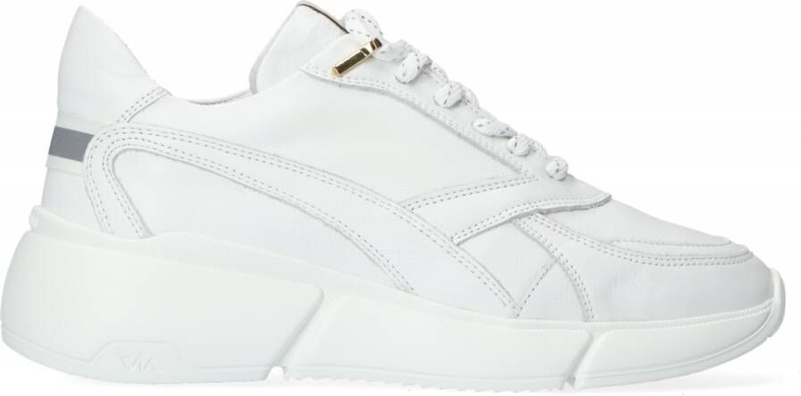 VIA VAI Celina Jae Lage sneakers Leren Sneaker Dames Wit - Schoenen.nl