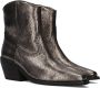 VIA VAI Enkellaarsjes Dames Eveline Clark Maat: 37 Materiaal: Leer Kleur: Zilver - Thumbnail 1